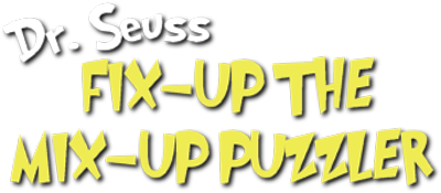 Dr. Seuss Fix-up the Mix-up Puzzler logo for Colecovision
